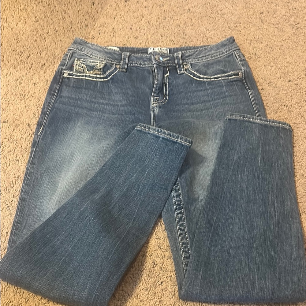 Vigoss Blue Skinny Jeans Classic Denim Style